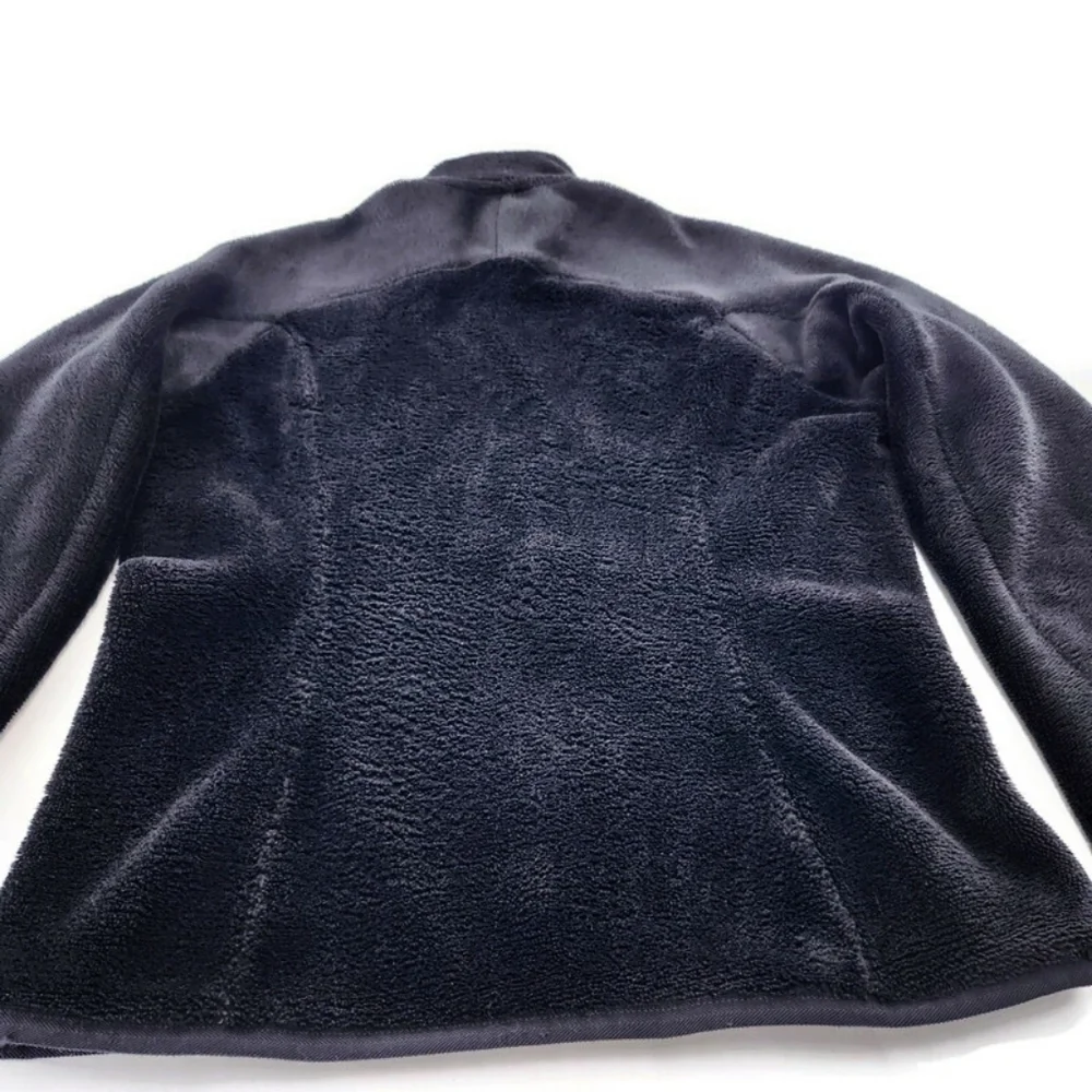 Patagonia Black Regulator Polartech Deep Fluffy Pile Full-Zip Fleece Jacket - Picture 7 of 12